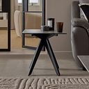 Trento Grey Ceramic Side Table