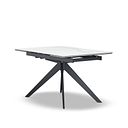 Trento White Ceramic Extendable Dining Table 130cm