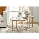 Tuscany Marble Top Coffee Table Nest
