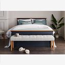 Vivien Button Seat Bench in Cream Fabric