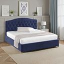 Windsor Super King-size Ottoman Storage Bed in Sunningdale Indigo Fabric