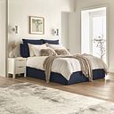 Wren King-Size Ottoman Bed in Smooth Midnight Fabric