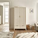 Wren White Painted Solid Oak Double Wardrobe