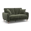 Zara 2 Seater Sofa in Arlan Mossy Fabric