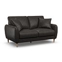 Zara 2 Seater Sofa in Ash Leather