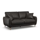 Zara 3 Seater Sofa in Ash Leather