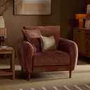 Zara Armchair in Arlan Copperwood Fabric