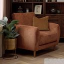 Zara Armchair in Arlan Copperwood Fabric