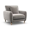 Zara Armchair in Canna Grey Fabric