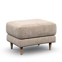 Zara Footstool in Arlan Abalone Fabric