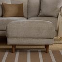 Zara Footstool in Arlan Noble Fabric