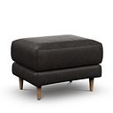 Zara Footstool in Ash Leather