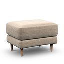 Zara Footstool in Canna Sand Fabric
