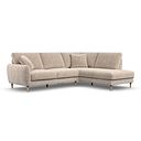 Zara Left Hand Corner Chaise Sofa in Arlan Abalone Fabric