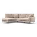 Zara Right Hand Corner Chaise Sofa in Arlan Abalone Fabric