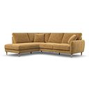 Zara Right Hand Corner Chaise Sofa in Arlan Honeycomb Fabric