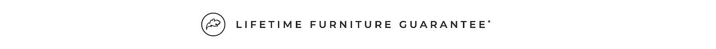 Lifetime furniture guarantee