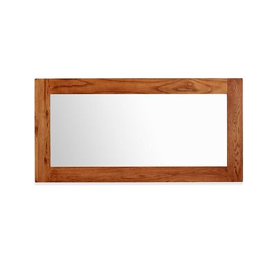 Original Rustic Solid Oak 1200mm x 600mm Wall Mirror