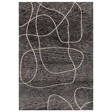Alberto Rug 160 x 230cm - BlackWhite