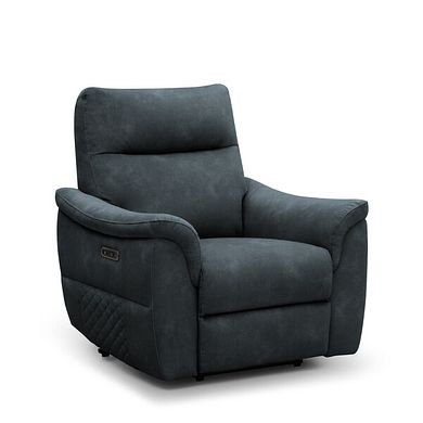 Aldo Recliner Armchair in Dexter Shadow Fabric