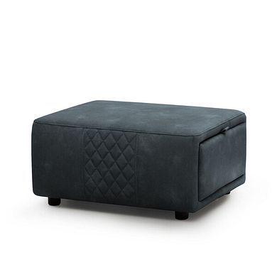 Aldo Storage Footstool in Dexter Shadow Fabric