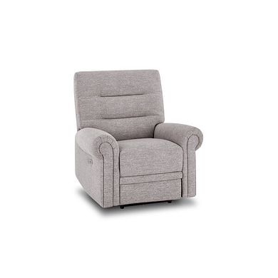 Eastbourne Recliner Armchair with USB in Andaz Silver Fabric