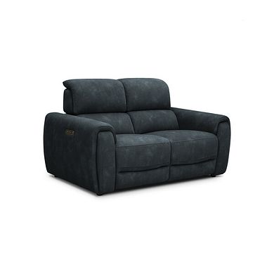 Arabella 2 Seater Power Recliner Sofa with Adjustable Power Headrest in Dexter Shadow Fabric