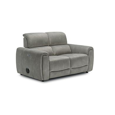 Arabella 2 Seater Power Recliner Sofa with Power Headrest and Speakers in Dexter Stone Fabric