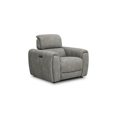 Arabella Power Recliner Armchair in Dexter Stone Fabric