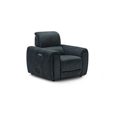 Arabella Power Recliner Armchair with Power Headrest and Speakers in Dexter Shadow Fabric