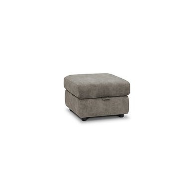Arabella Storage Footstool in Marble Mink Fabric