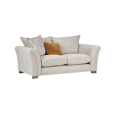 Ashby 3 Seater High Back Sofa in Cream fabric