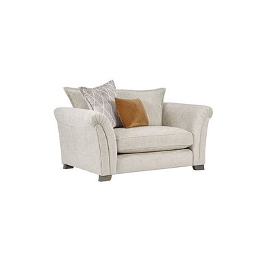 Ashby High Back Loveseat in Cream fabric