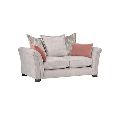 Ashby 2 Seater Pillow Back Sofa in Ivory fabric