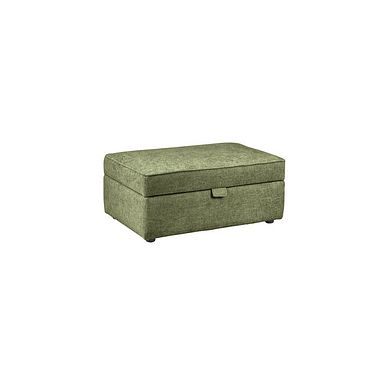 Ashby Storage Footstool in Olive fabric