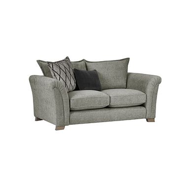 Ashby 2 Seater High Back Sofa in Platinum fabric