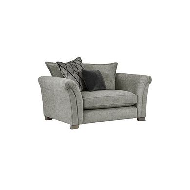Ashby High Back Loveseat in Platinum fabric
