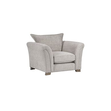 Ashby Armchair in Silver fabric