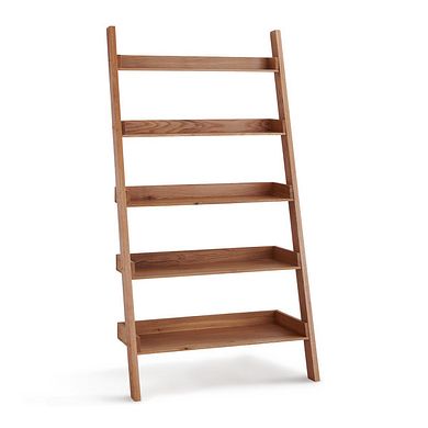 Aspen Natural Solid Oak Wide Shelving Unit