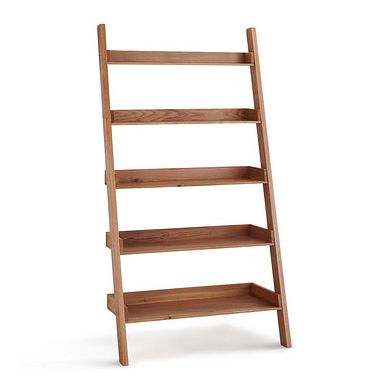 Aspen Natural Solid Oak Wide Shelving Unit