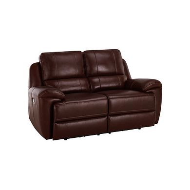 Austin 2 Seater Electric Recliner Sofa with Power Headrest in Tan Leather