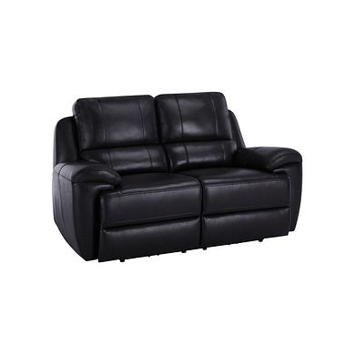 Austin 2 Seater Sofa in Black Leather