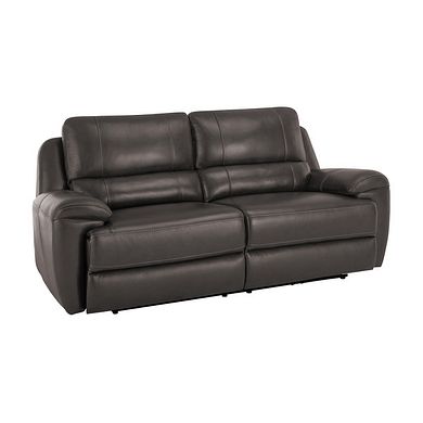 Austin 3 Seater Sofa in Dark Grey Leather