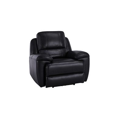 Austin Armchair in Black Leather