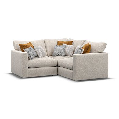 Malvern 3 Seat Modular Corner Sofa in Beige fabric - Group 1