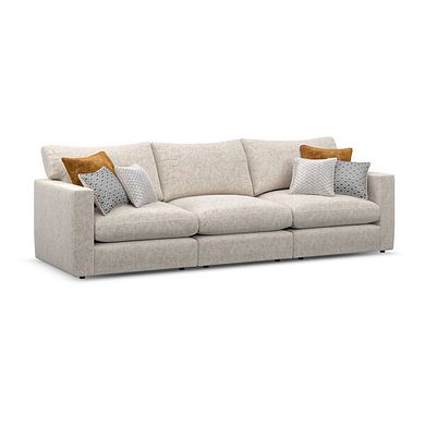 Malvern 3 Seater Modular Sofa in Beige fabric - Group 9