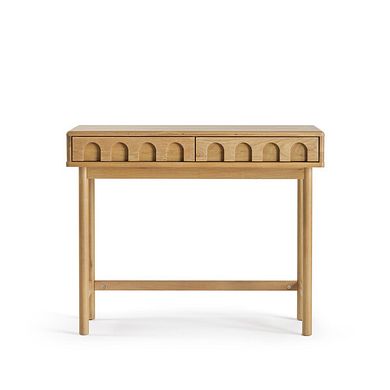Belgrave Solid Natural Oak Console Table