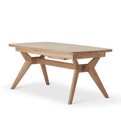 Bentley Natural Solid Oak Extending Dining Table 170-250cm