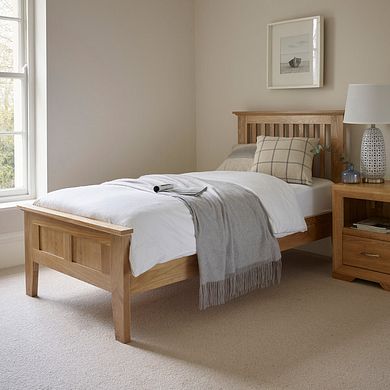 Single Bed Frame | Oak Single Beds | Oak Furnitureland