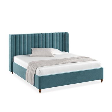 Bloomsbury Super King-size Ottoman Storage Bed in Sunningdale Kingfisher Fabric